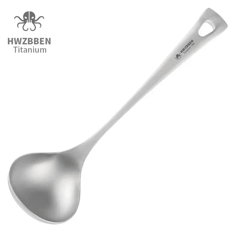 Outdoor Camping Dining Set - Hwzbben Buiten Titanium Soep Lepels Met