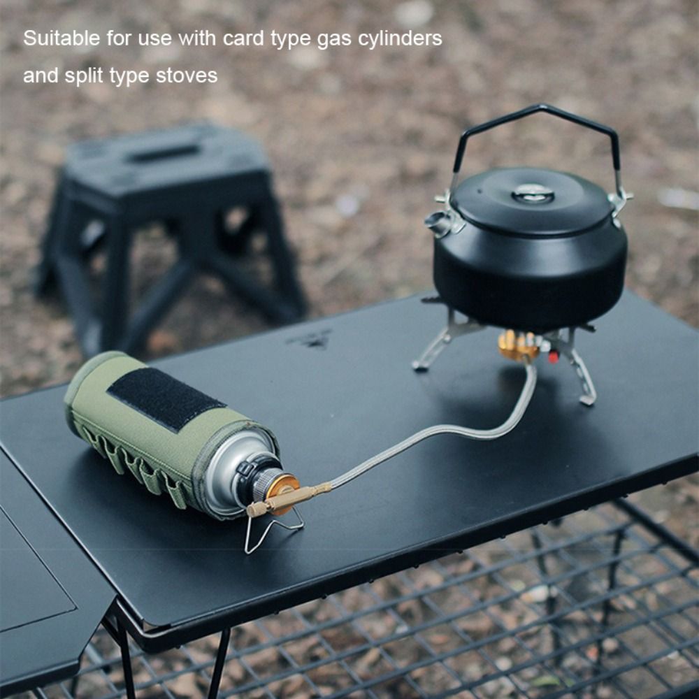 Outdoor Camping On Youtube - Draagbare butaanadapter van aluminiumlegering met schroefventiel,