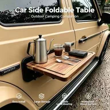 Outdoor Camping Table Foldable - Snel op te zetten, aan de