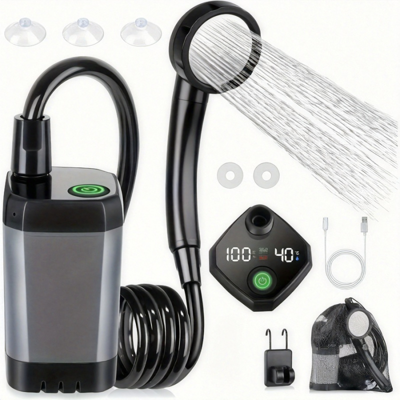 Portable Camping Shower - Nieuwe draagbare campingdouche, elektrische mobiele douche