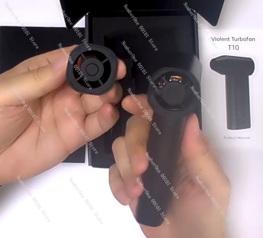 Outdoor Camping Fans - T10 Mini Handheld High-Speed Fan, krachtige