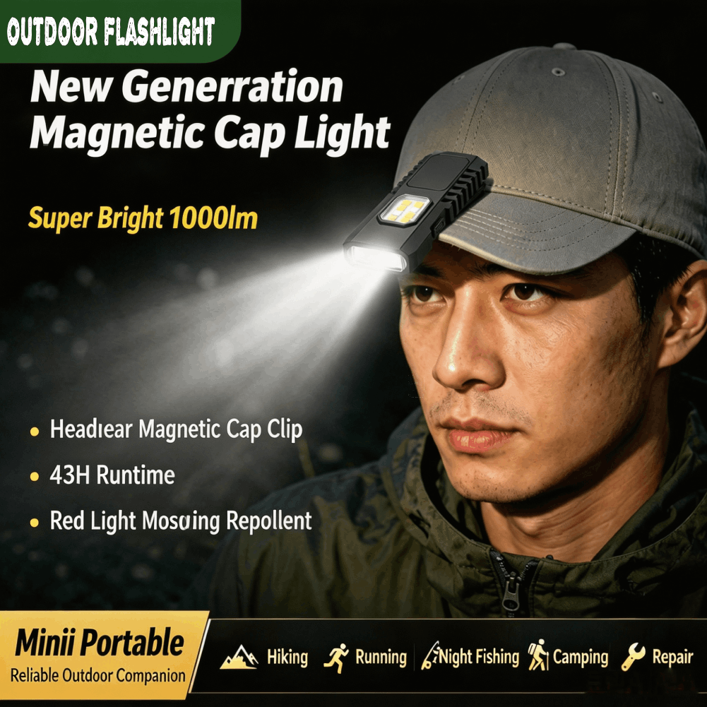 Outdoor Camping Glamping - Multifunctionele USB oplaadbare sleutelhangerzaklamp Mini Cob