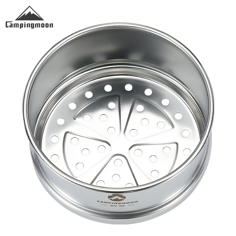 Outdoor Camping Dining Set - CAMPINGMOON 600ml RVS Draagbare Camping Schaalset