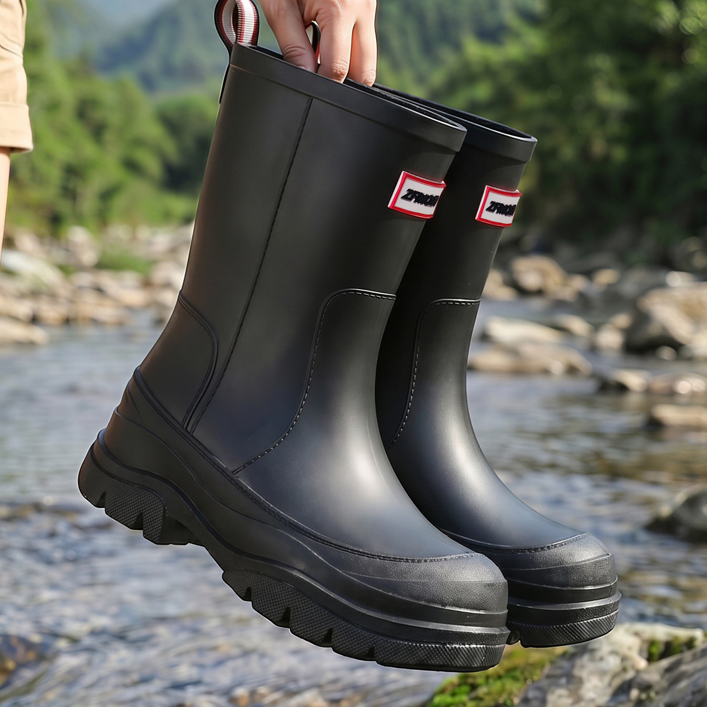 Modieuze regenlaarzen met midd - Outdoor Camping On Youtube recensie en prijs
