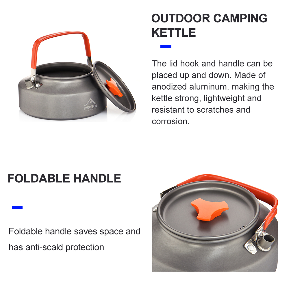 Widesea 1.1L 2L1.5L Camping Wa - Outdoor Camping Dining Set recensie en prijs