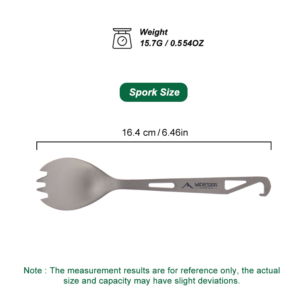 Widesea Camping Kookset Spork  - Outdoor Camping Dining Set recensie en prijs