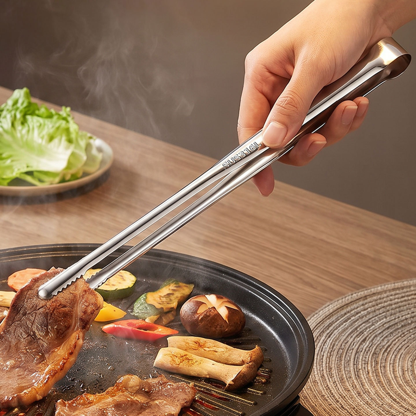 Grilltang Vlees Culinaire tang - Outdoor Y Camping recensie en prijs