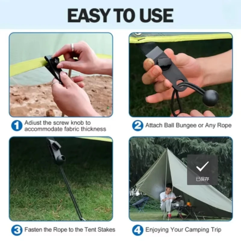 5/10/20/50 Stuks Zware Tent Cl - Outdoor Camping Extension Cord recensie en prijs