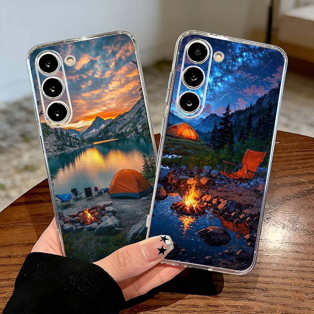 Telefoonhoesje met berglandsch - Outdoor Camping Quotes recensie en prijs