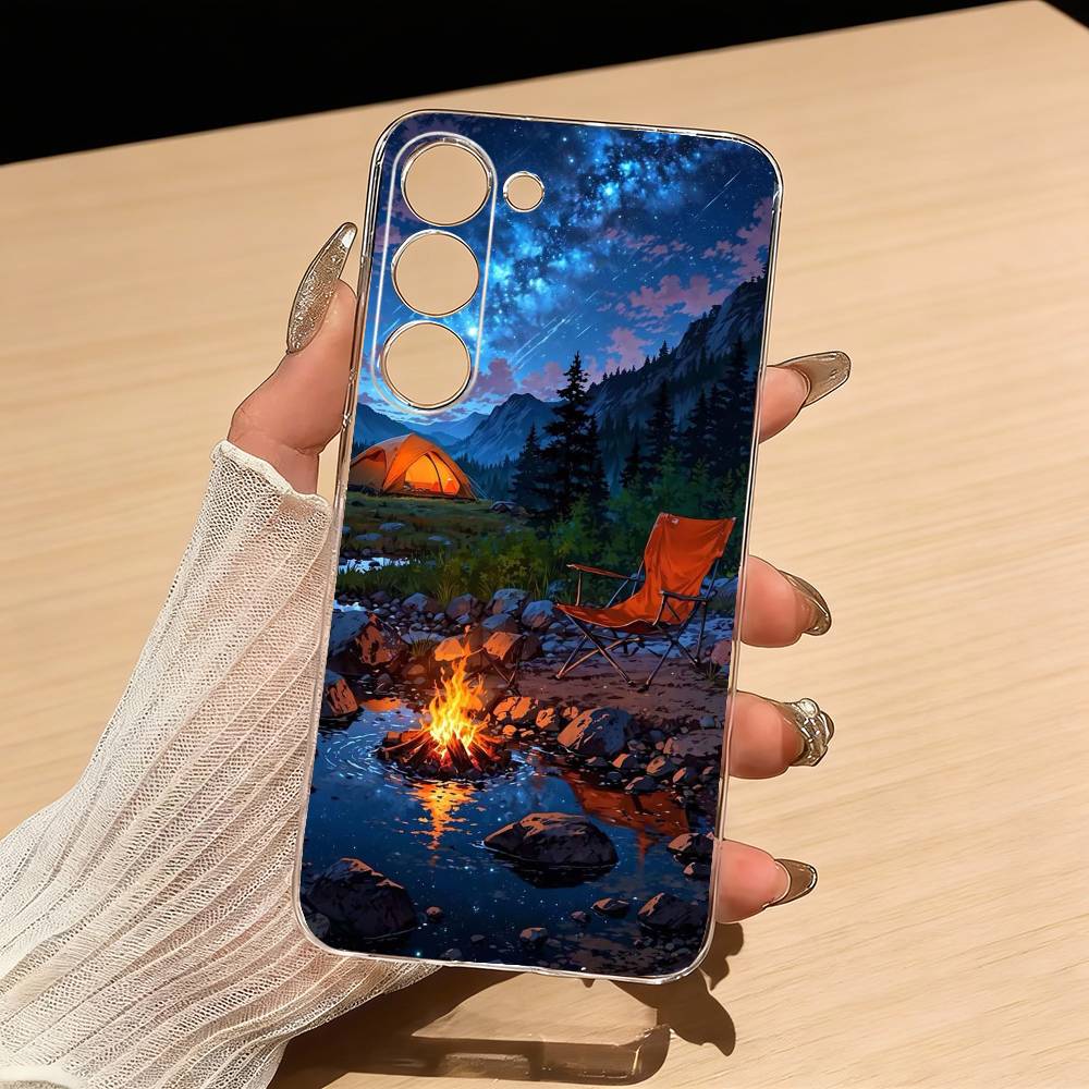 Telefoonhoesje met berglandsch - Outdoor Camping Quotes recensie en prijs