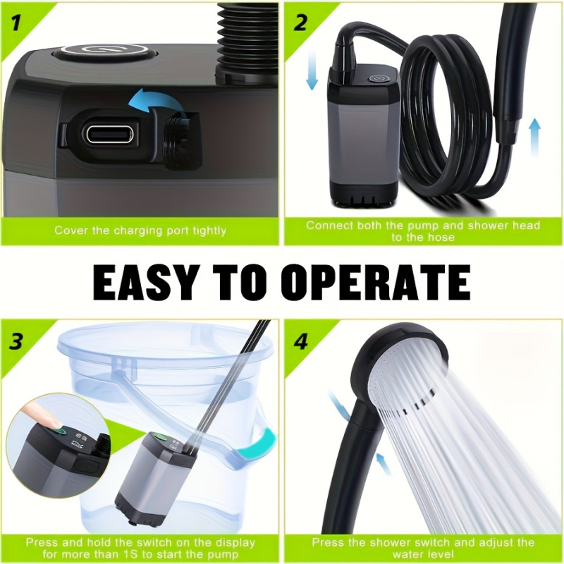 Nieuwe draagbare campingdouche - Portable Camping Shower recensie en prijs