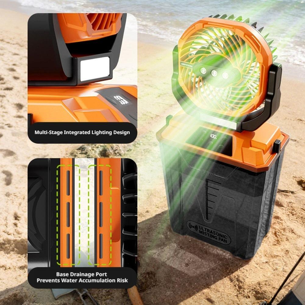 Nieuwe draagbare buitenventila - Outdoor Camping Fans recensie en prijs