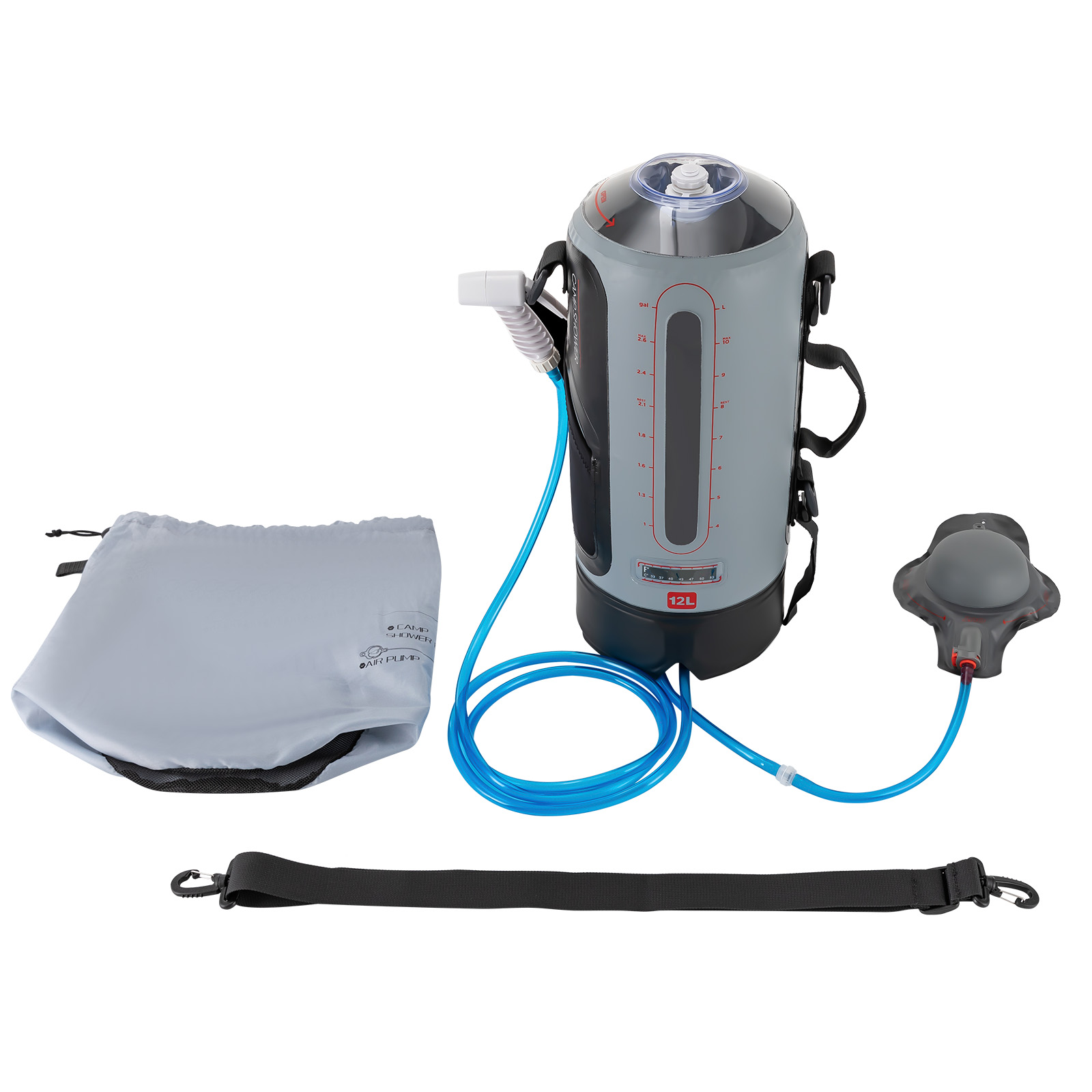 12L Campingdouche, zonne-douch - Portable Camping Shower recensie en prijs
