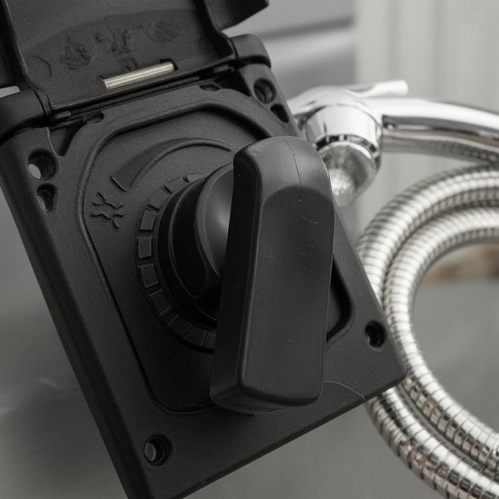 Wandgemonteerde doucheset, wat - Portable Camping Shower recensie en prijs