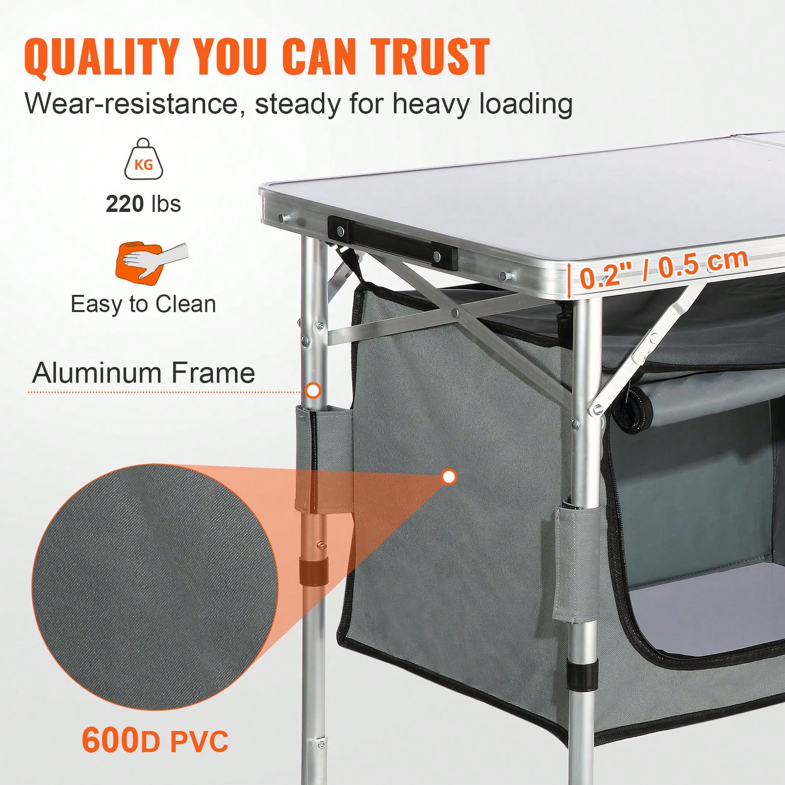Snel op te zetten opvouwbare c - Outdoor Camping Kitchen Set recensie en prijs