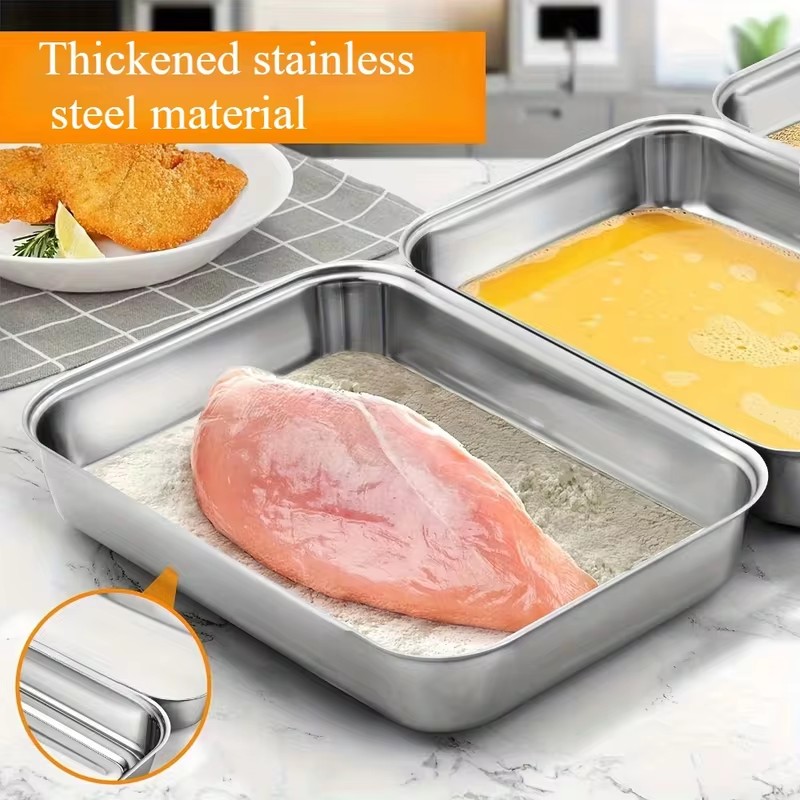 Set van 3 roestvrijstalen voed - Outdoor Camping Food recensie en prijs