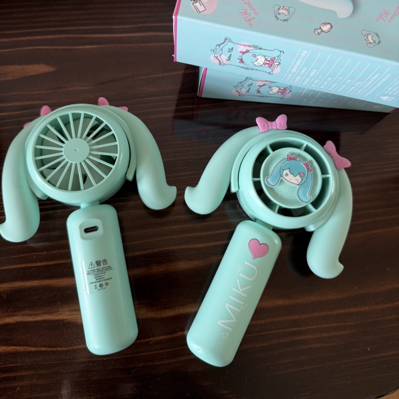 Hatsune Miku Mini Handheld Fan - Outdoor Camping Fans recensie en prijs