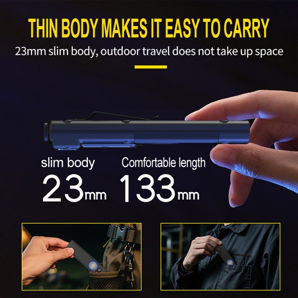 Ultradunne EDC oplaadbare LED- - Outdoor Camping Glamping recensie en prijs