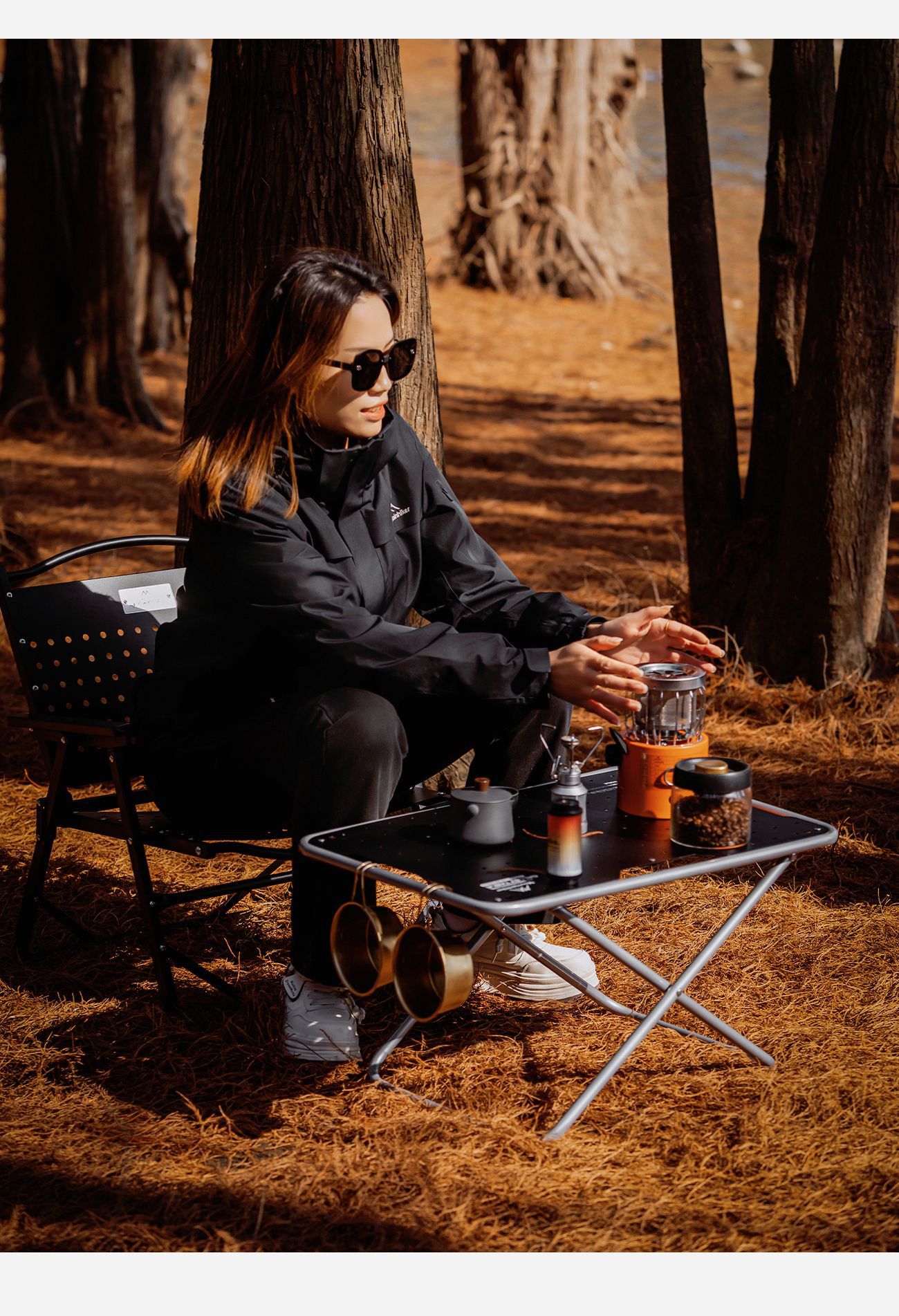 MOUNTAINHIKER Koolstofstaal Ou - Outdoor Camping Table Foldable recensie en prijs