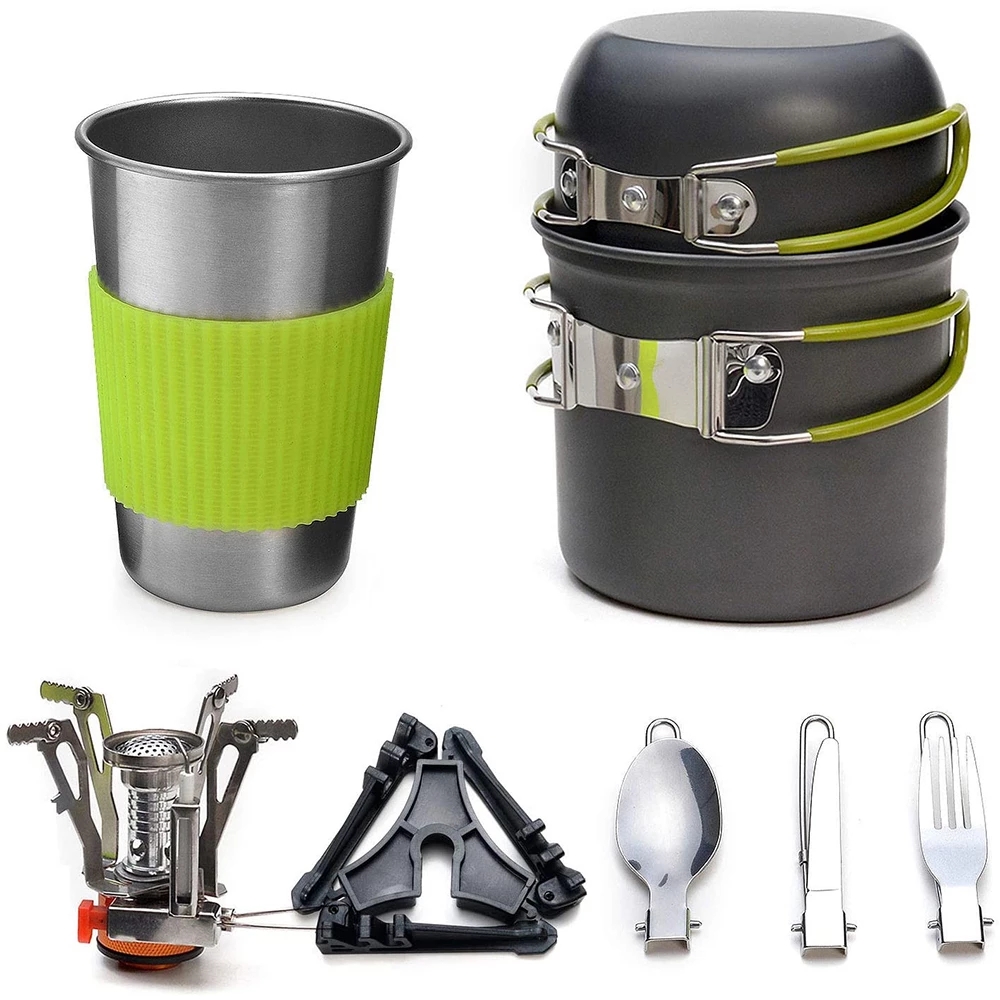 Campingpannenset met fornuis O - Outdoor Camping Kitchen Set recensie en prijs