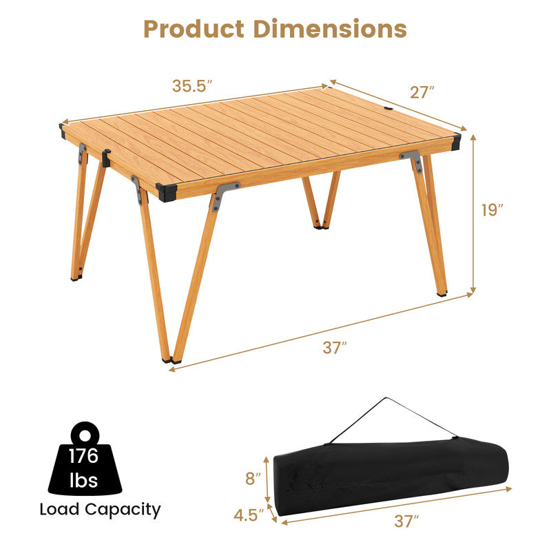 Opvouwbare picknicktafel 93 x  - Outdoor Camping Table Foldable recensie en prijs