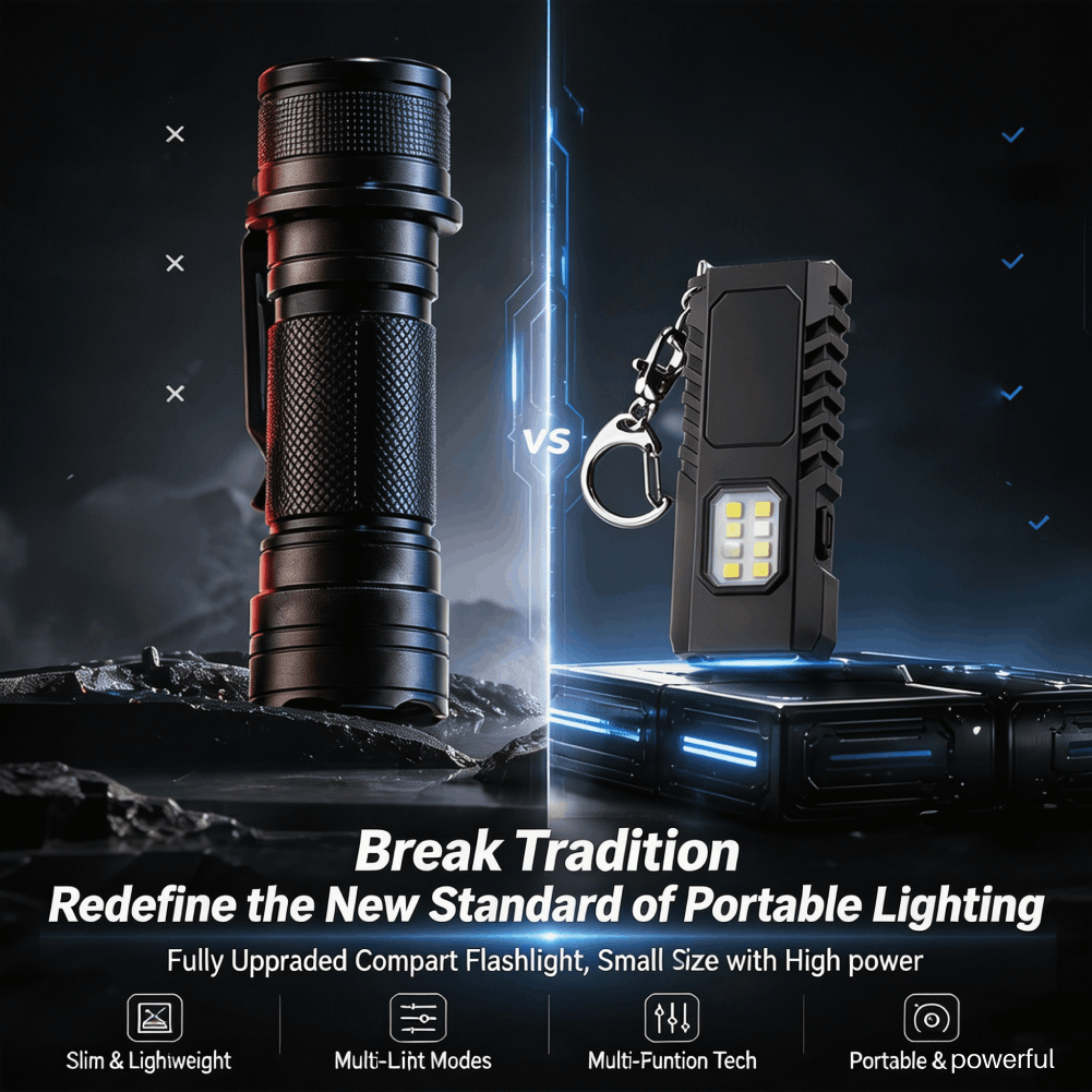 Mini EDC sleutelhanger zaklamp - Outdoor Camping Glamping recensie en prijs